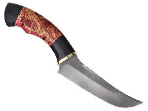 Нож Уйгур-2 "Ножеяр" х12мф, (ручка - стабилизированный кап клена)