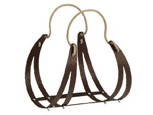 Дровница Grillux с пеньковой ручкой XL