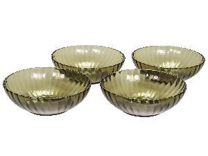 Набор стеклянных салатников (4 шт.), Elica, 20 см