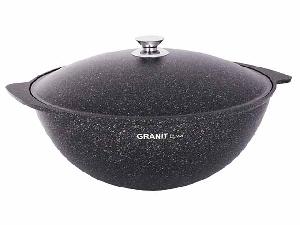 Казан 6 л с антипригарным покрытием с крышкой, Kukmara (Granit Ultra Original), кго65а