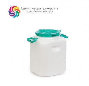 Канистра-бочка для воды 30л (крышка цвет микс), Альтернатива М447