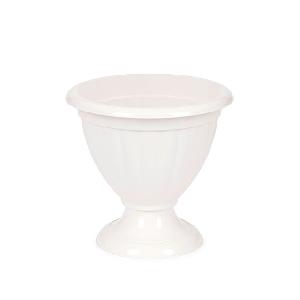 Вазон для цветов Альтернатива "Жасмин" М1394 (белый), 30х30х29 см