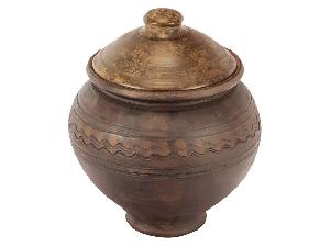 Горшок керамический с крышкой D=24cm