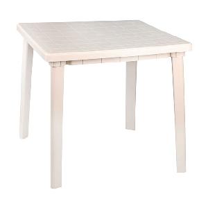 Стол садовый квадратный Альтернатива М8154, (бежевый), 80х80х74