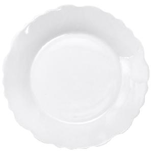 Тарелка "Turon porcelain", рифленый край, фарфор, Ø 16 см