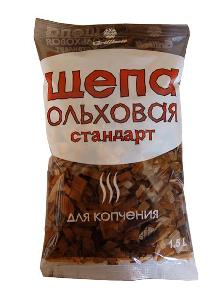 Щепа древесная ольховая Стандарт Grillkoff, 250гр