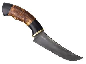 Нож Уйгур-2 "Ножеяр" х12мф, (ручка - стабилизированная карельская береза)