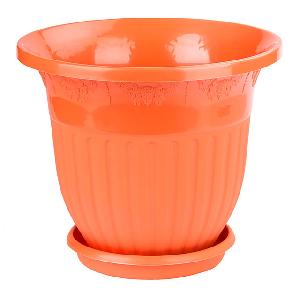 Горшок цветочный Альтернатива "Лозанна" М7420, (коричневый), 7 л