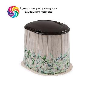 Туалет дачный "Летний день", 470х410х390 мм (цвет микс), Альтернатива М3023 