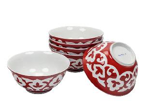 Коса Красная Пахта, Turon Porcelain, Ø 14.5 см, в наборе 6 шт