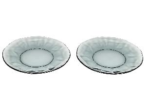 Набор плоских тарелок (2 шт.), BLACK DIAMOND (черный), 20 см