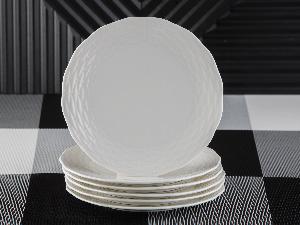 Набор фарфоровых тарелок "Левана" 6 штук, PLOVER, 20 см