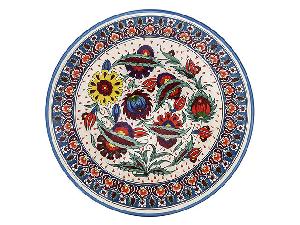Блюдо Ляган "Риштанская керамика", Турецкий стиль, Микс, Ø 42 см Блюдо Ляган "Риштанская керамика", Турецкий стиль, Микс, Ø 42 см