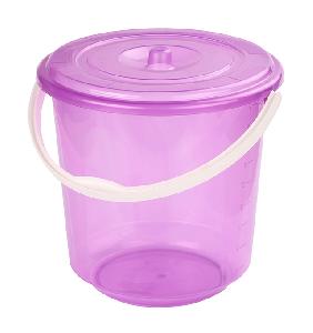 Ведро с ручкой, крышкой Альтернатива "Хозяюшка" М1178 (цвет микс), 5 л