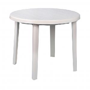 Стол садовый круглый Альтернатива М8152, (бежевый), 90х90х75