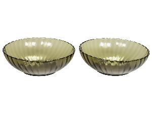 Набор стеклянных салатников (2 шт.), Elica, 20 см