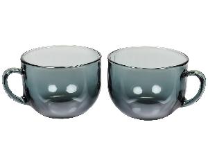 Набор бульонниц с ручкой (2 шт.), Basilico Grey, 670 мл