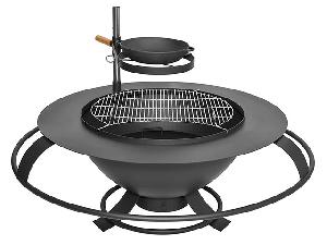 Очаг для костра с подставкой для ног, Russia Grill, модель Очаг - 2, сталь 3 мм