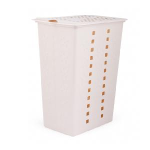 Корзина с крышкой для белья Альтернатива "Виолетта" М8026 (бежевый), 30 л