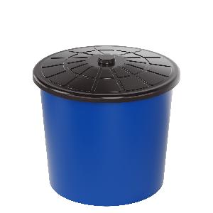 Бак универсальный с крышкой 75 л (синий), Альтернатива М3466