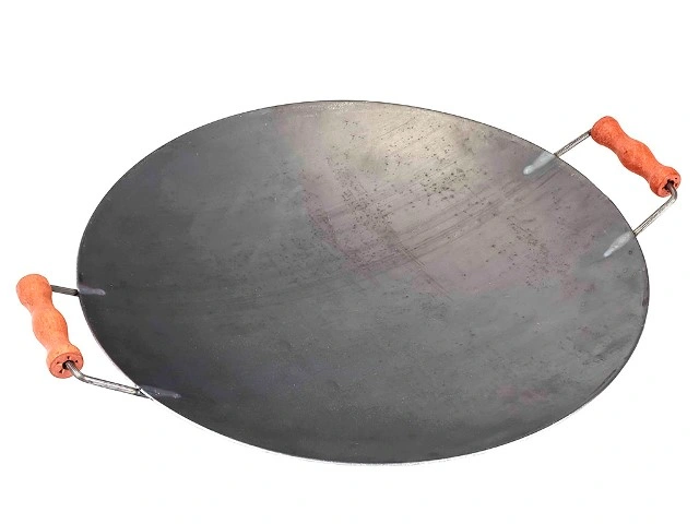 Сковорода Садж "Стальные решения" стальной с ручками, 40 см