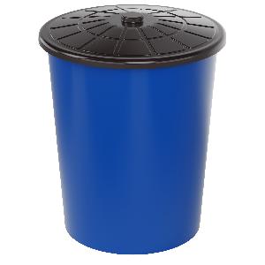 Бак универсальный с крышкой 100 л (синий), Альтернатива М3468