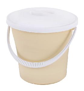 Ведро с ручкой, крышкой Альтернатива М374 (цвет микс), 10 л