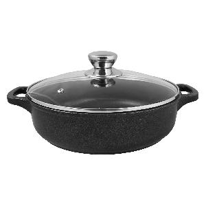 Жаровня с антипригарным покрытием с крышкой ТМ Традиция, Комфорт, 2.7 л