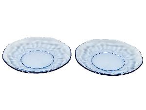 Набор плоских тарелок (2 шт.), FANCY DIAMOND (синий), 23 см