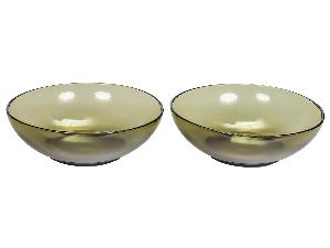 Набор стеклянных салатников (2 шт.), Basilico, 20 см