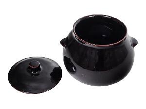 Горшок для запекания "Славянская Керамика", Коричневый, 0.6 л