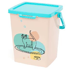 Контейнер для корма Альтернатива "Мур-мяу" М8623, 5,5л