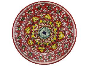 Блюдо Ляган "Риштанская керамика", Коракалам, Ø 26 см