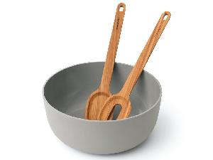 Миска с для салата с сервировочными приборами BergHOFF Leo, 30*6 см