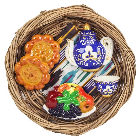 Панно большое "Дастархан с фруктами" Панно большое "Дастархан с фруктами"