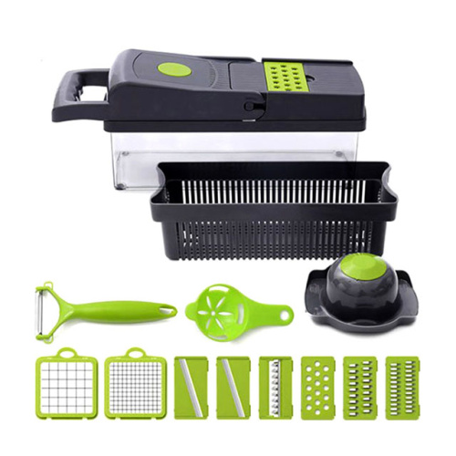 Многофункциональная тёрка 14 в 1 / комбайн / измельчитель / овощерезка