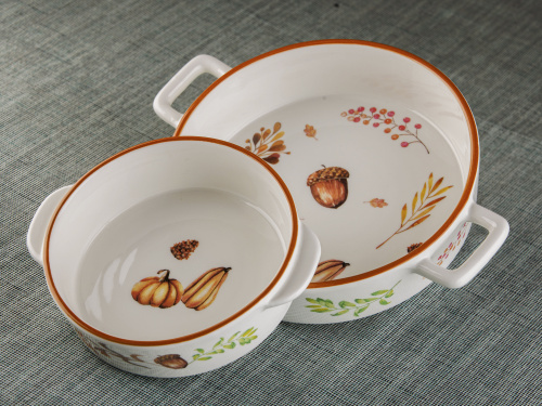 Форма для запекания керамическая October Line, PLOVER, 13 см