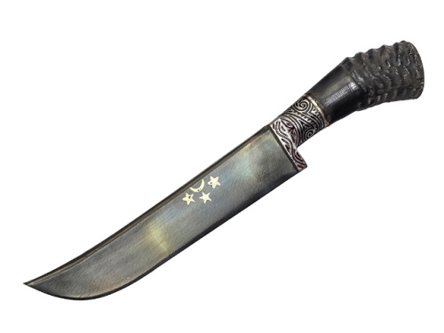 Нож Пчак, средний, рукоять: рог сайгака