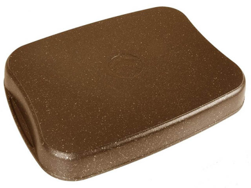 Противень с антипригарным покрытием 40x29.5x5 см, Kukmara (Кофейный мрамор), пмк03а