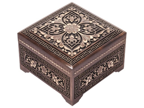 Шкатулка Орех 15х15х9
