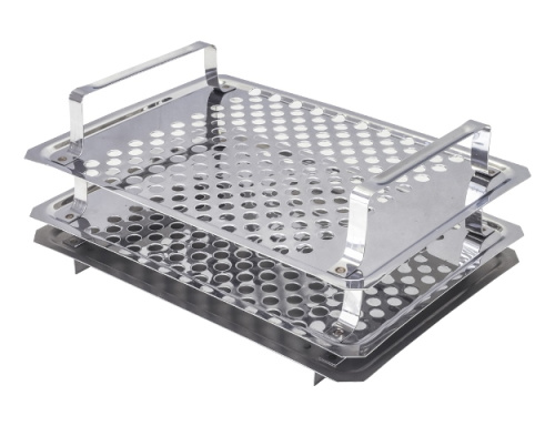 Коптильня двухъярусная 35х25х15 стальная, Kukmara, кн1