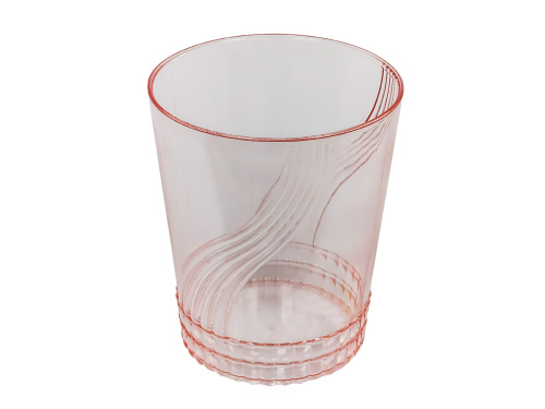 Кувшин с крышкой 1.5 л со стаканами 4 шт  по 300 мл, пластик, красный