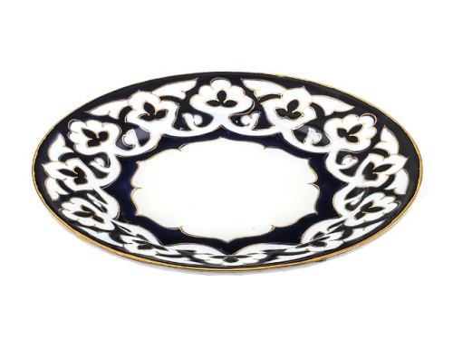 Тарелка Пахта, Turon Porcelain, с золотом, Ø 17,5 см