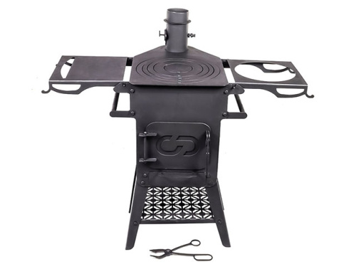 Печь варочно-отопительная "Бизон" Премиум, 36 см