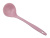 Половник на 50 мл из пищевого пластика, 20х7 см, розовый