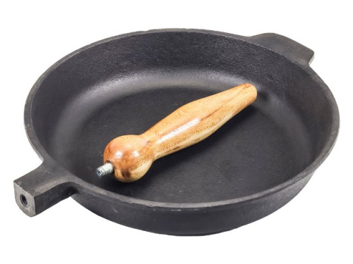 Сковорода чугунная DAVR METALL, 22 см