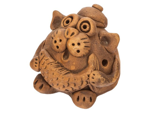 Свистулька керамическая "Котик"