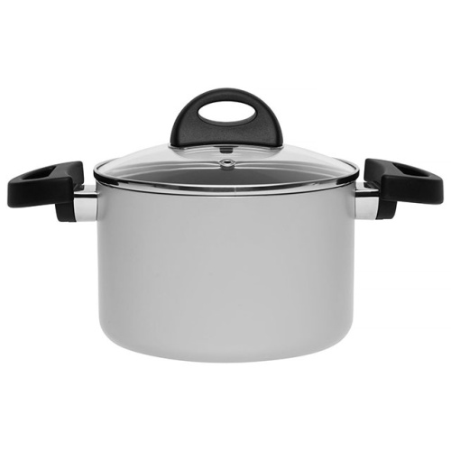 Кастрюля со стеклянной крышкой BergHOFF Eclipse, (серый) 2.1 л