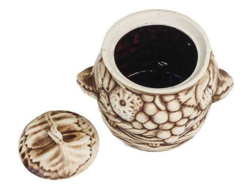 Горшок для запекания "Славянская Керамика", Виноград, 0.6 л, 6 шт