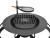 Очаг для костра с подставкой для ног, Russia Grill, модель Очаг - 2, сталь 3 мм